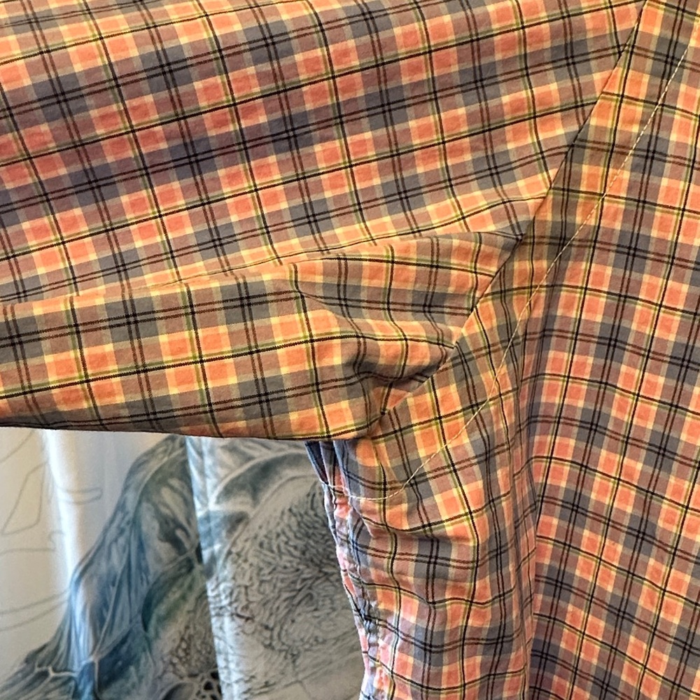 Ralph Lauren Men's Pink and Blue Plaid Shirt - Picture 7 of 9